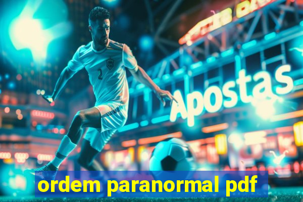 ordem paranormal pdf